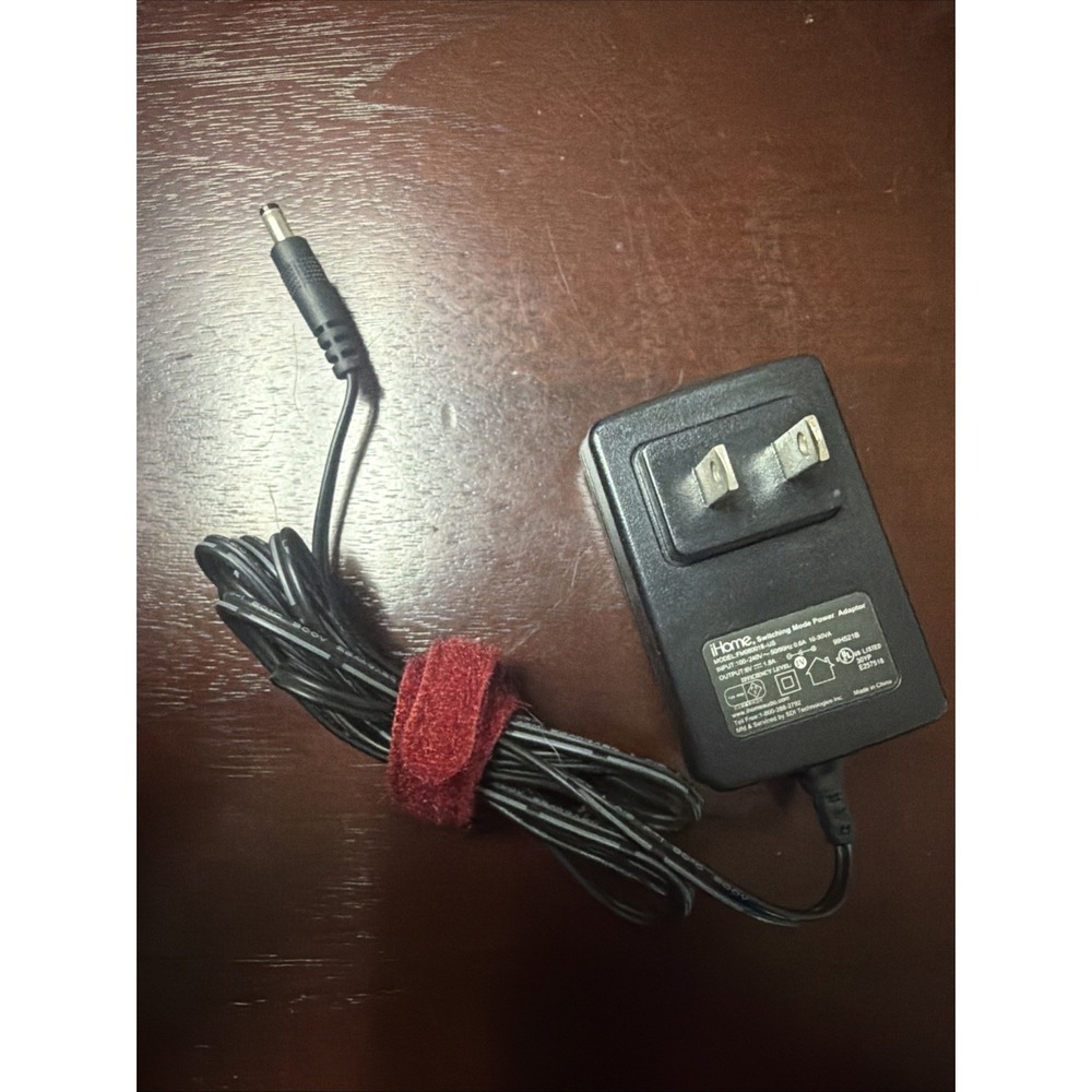 iHome FM060018-US AC Power Supply Adapter Charger 6V 1.8A Black